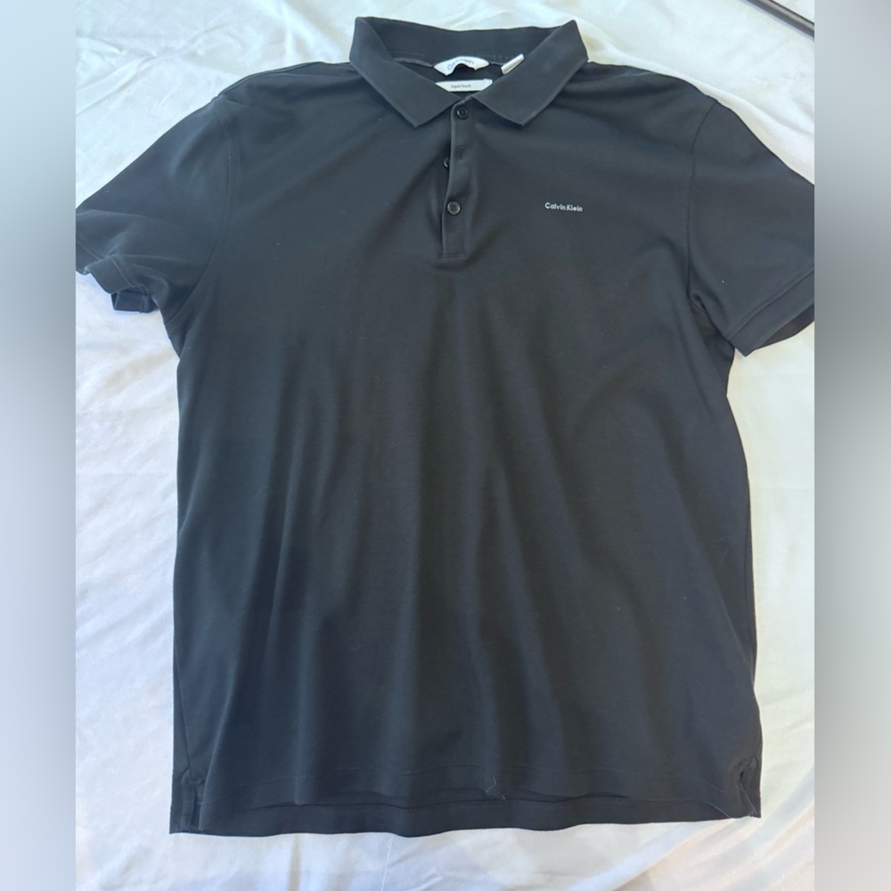 Calvin Klein Black Polo Shirt